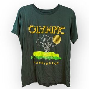 Philcos Olympic Washington Graphic Print Crew‎ Neck T-Shirt Medium